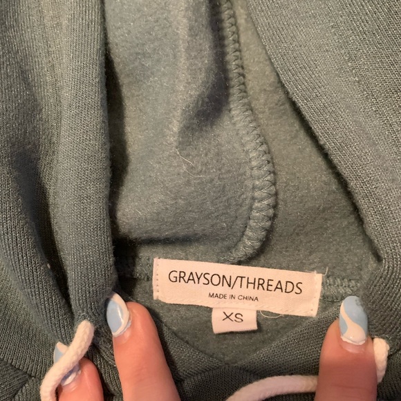 Grayson Threads “Touchdown” Cropped Hoddie - Picture 3 of 3